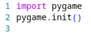 Pygame Init